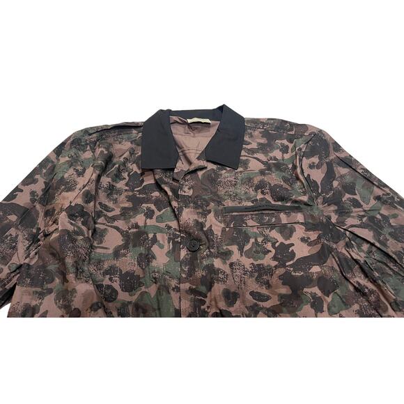 9-52 ONITSUKA TIGER X ANDREA POMPILIO Women's Coat Camo Sand-Beige/Khaki XXL - Picture 3 of 8